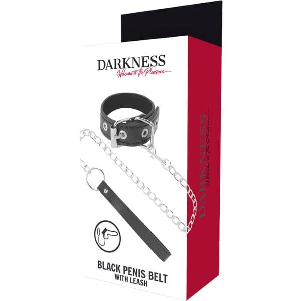 DARKNESS - PENIS RING WITH STRAP 6